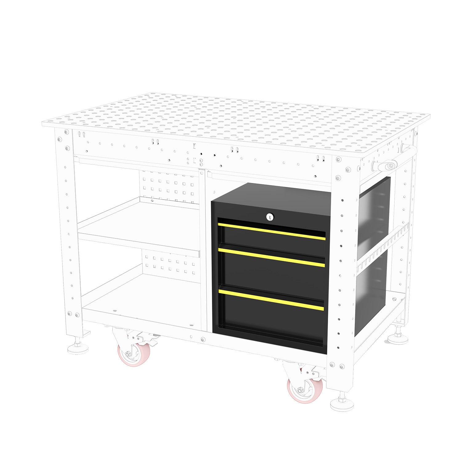 Cajas de Almacenamiento de Herramientas para Rhino Cart